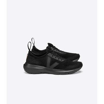 Men's Veja RUNNER STYLE 2 V-KNIT RICK OWENS Shoes Black | ZA 262AHK